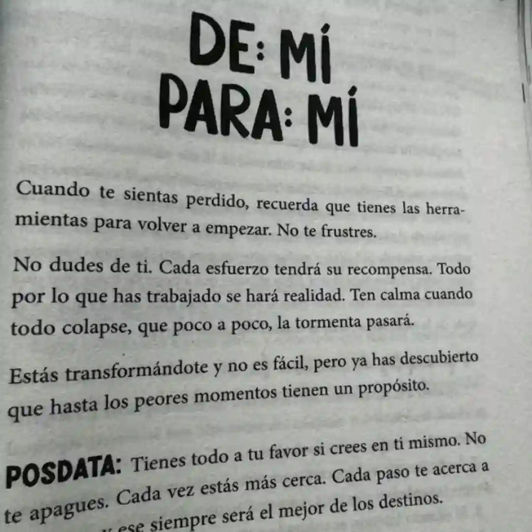 De mí para mí E-book, La tormenta pasará - Renace desde adentro